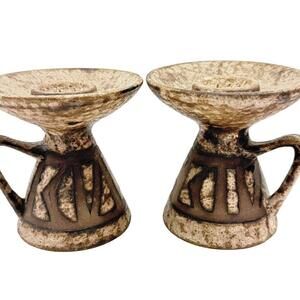 ❤️SOLD❤️Rare Vintage Ceramano Candle Holder West Germany 401 "Agina" Landerbert